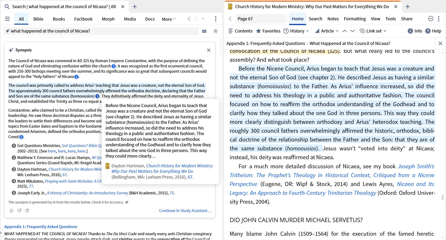 Smart Search Synopsis - Hover Over A Link
