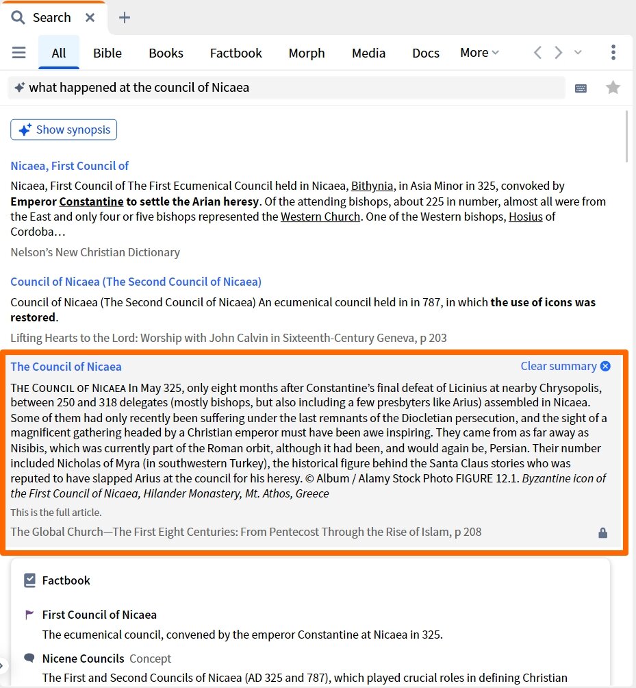 Smart Search (All) Summary
