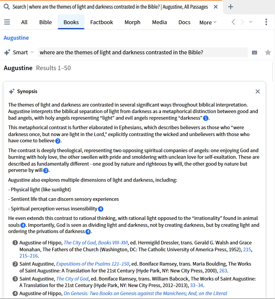 Smart Books Search - Augustine Synopsis (45)