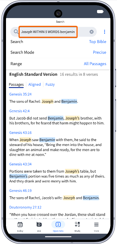 Mobile - Search Using Search Operators