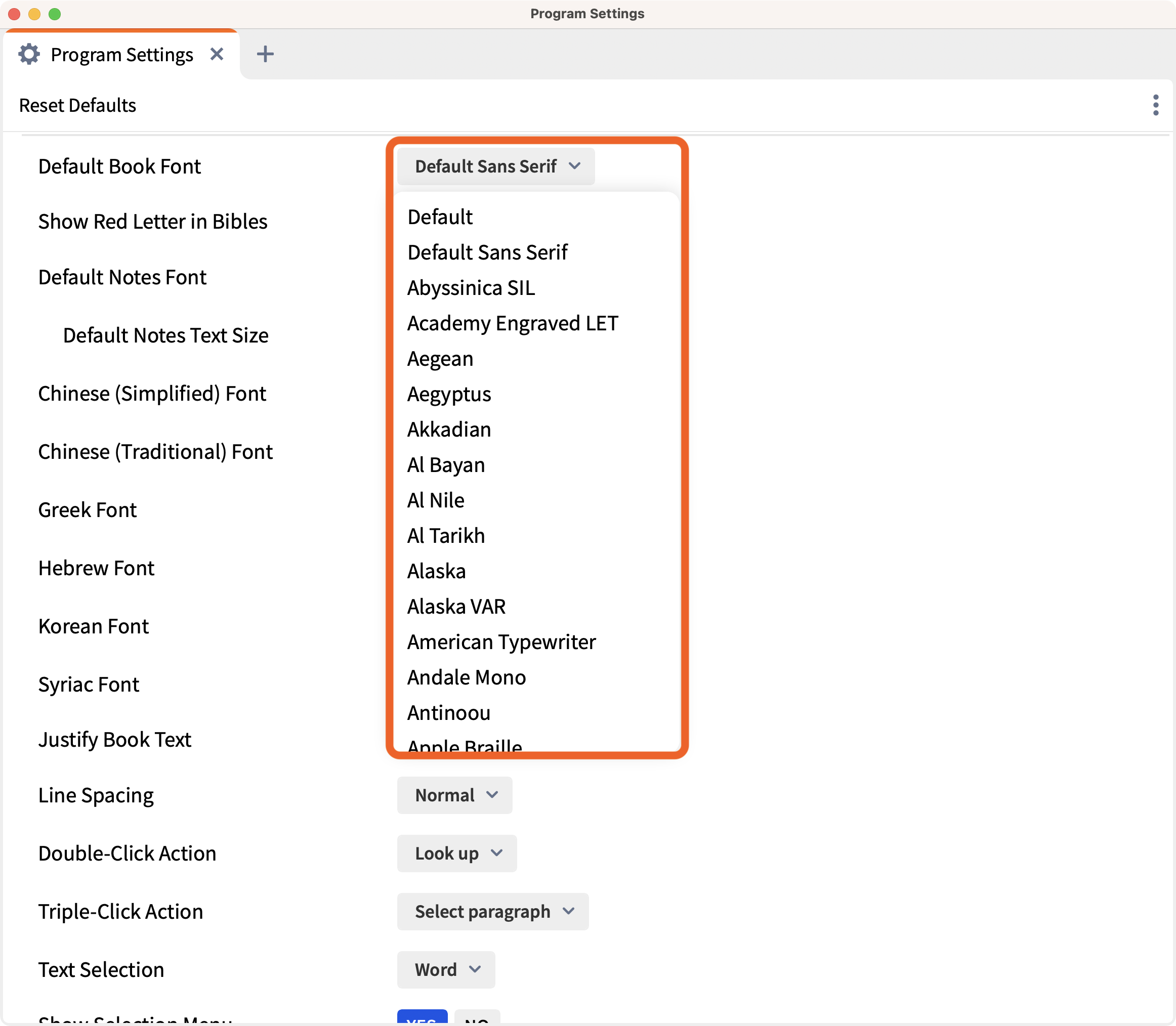 3 Select A Font