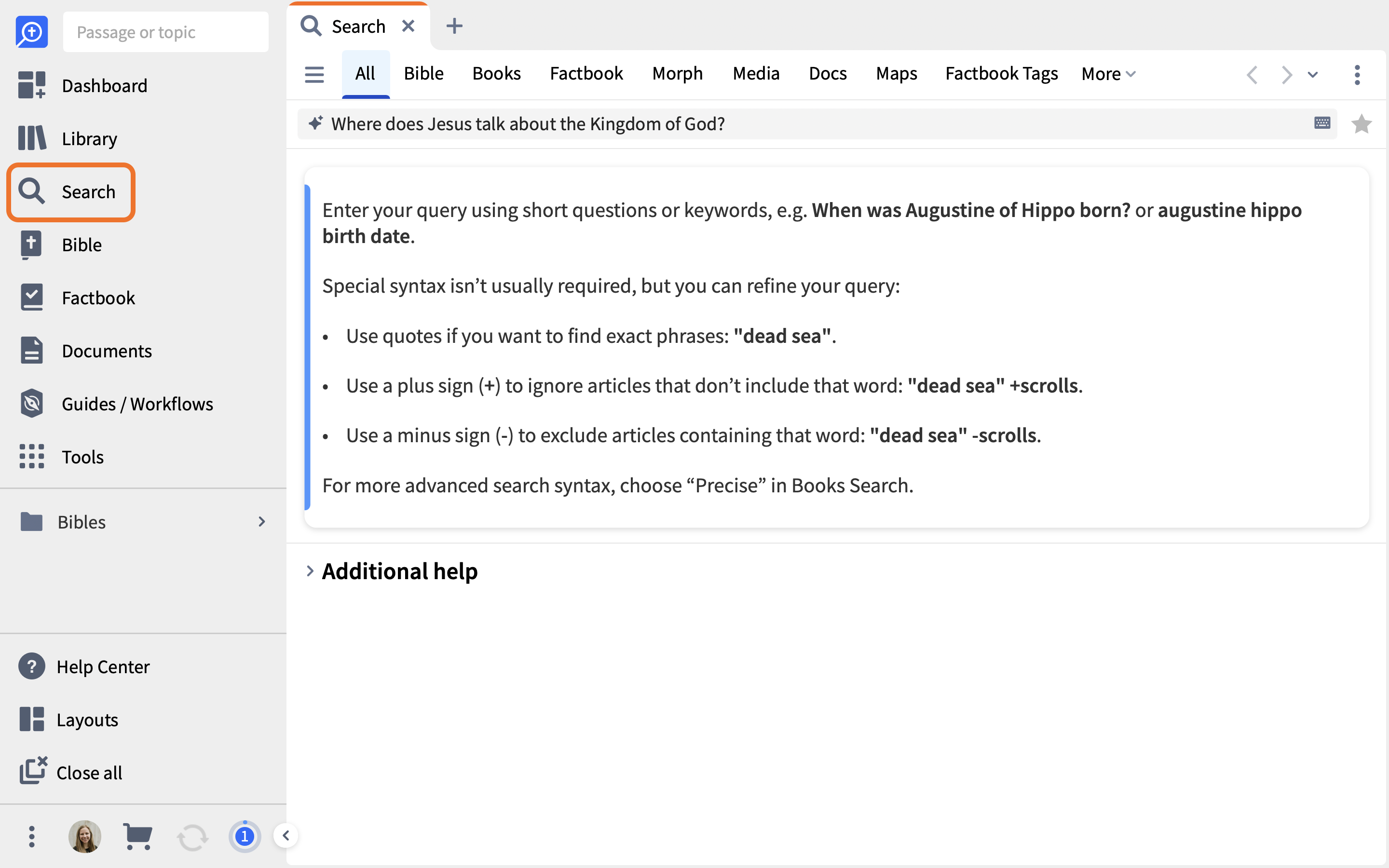 1 Open Search Tool